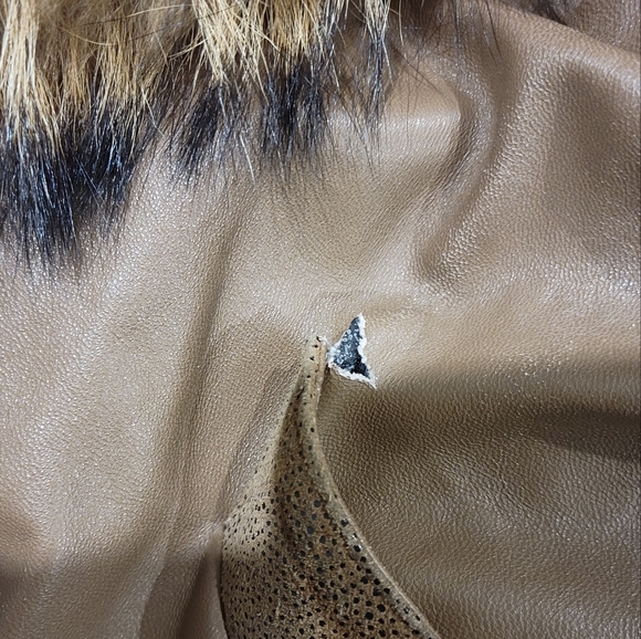 🚫SOLD🚫 VINTAGE MARVIN RICHARDS leather fur jacket! - Picture 10 of 13